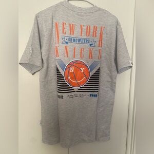New York Knicks Short Sleeve Tee - Gray/Orange